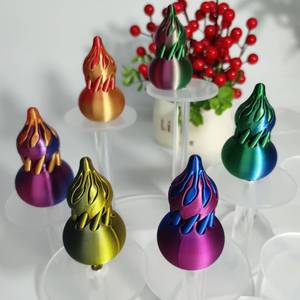 FUSEJOY Bestseller Transfronterizo: Calabaza 3D con Efecto de Llama (PLA) para Alivio del Estrés y la Ansiedad, Diseño en Espiral, Hecho en Zhejiang, para Jóvenes - Product Image 2