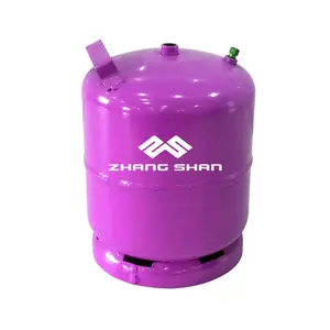 Nigeria South Africa portable small 3kg lpg gas tanks gaz cylinder