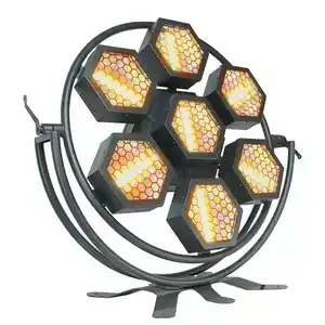 7 pcs 100W Warm Light RGB 5050 Effect Portman P1 LED Retro Lamp Light For DJ Show