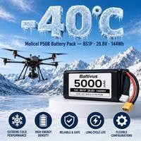 Pack de batteries personnalisé pour drone Battivus 21700 Molicel P50B 8S1P 8S2P 8S3P 12C 5000mAh 10Ah 15Ah 28.8V Basse Température pour UAV