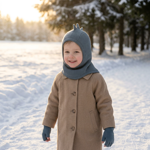 OEM Knitted Baby Hat & Balaclava Soft Cotton Infant Winter Cap Custom Private Label Manufacturer - Product Image 1