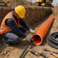 Tuyau de Conduit MPP pour Câbles Électriques Enterrés et Projets de Pose de Fibres Optiques