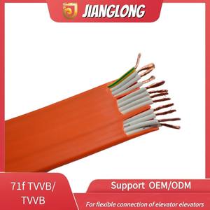 Кабель плоский электрический Jianglong 71F/TVVB, мягкий, гибкий, экранированный, для лифтов и мостовых кранов, для гальванических работ - Product Image 3