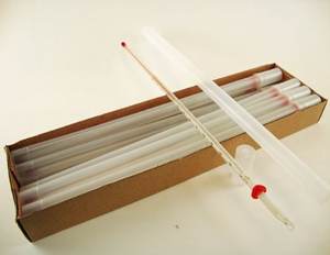 Termômetro de vidro de tubo de vidro de oem ycrongai com líquido vermelho - Product Image 5