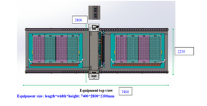 קו ייצור אוטומטי נירוסטה אנרגיה אלקטרוליזר קו ייצור אוטומטי Ccc מוסמך 380v 4000 ק "ג - Product Image 4