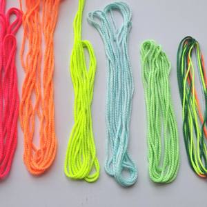 Karanlıkta Parlayan Halat Fırlatıcı Oyuncak Eğlenceli Kediler ve Köpekler için Aydınlık Halat El Dokuma Dekoratif Halat <span class=keywords><strong>DIY</strong></span> Anaokulu Halatı - Product Image 2