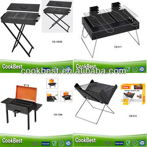 Charbon de bois extérieur Charbon de bois Camping multifonctionnel Poêle amovible rond Four à pommes Barbecue Grill - Product Image 3