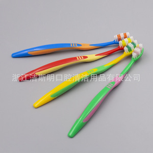 Cepillo de dientes de cerdas suaves hecho a medida, de doble color, para niños, 18.3 cm, cepillo de dientes manual JSM10772 - Product Image 3