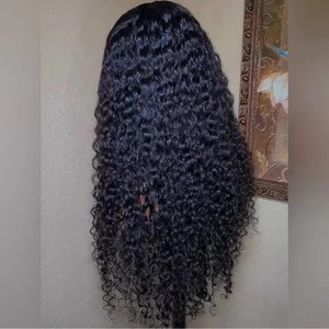 Pelucas frontales de encaje HD tamaño 13x6 onda profunda sin pegamento Afro coreano sintético vietnamita brasileño rizado HD cierre Frontal incluido - Product Image 3