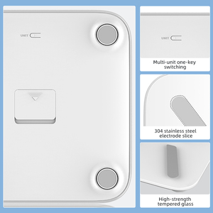 Báscula de cuerpo inteligente Personal única de gran fábrica, báscula Digital de peso corporal de 200KG, aplicación inteligente, 20 indicadores, báscula inteligente con Bluetooth - Product Image 4