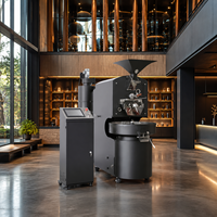 Machine à torréfier le café commerciale 6 kg à chauffage au gaz avec tambour en fonte pour les professionnels du café - Livraison rapide