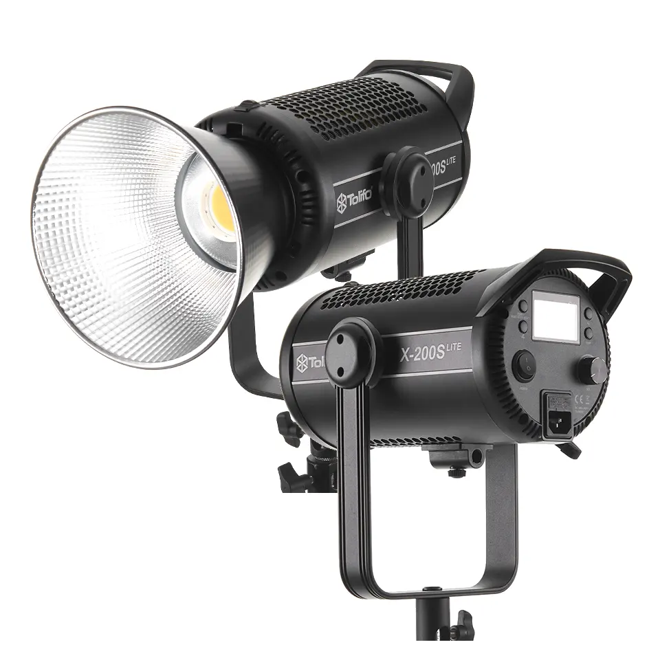 Tolifo Licht X-200S Lite Daglicht 5600K Ct 215W Linklite App Controle Cob Led Video Licht Voor Studio & Film/Tv Productie