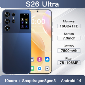 Smartphone Android S26 Ultra 5G Originale di Alta Qualità 16GB + 1TB Schermo da <span class=keywords><strong>7</strong></span>.3 <span class=keywords><strong>Pollici</strong></span> Telefono <span class=keywords><strong>Cellulare</strong></span> CDMA - Product Image 2