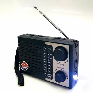 RX-710S Golon Elektrische En Zonne-energie Transistor Radio Dsp Am Fm Sw1 Sw 2 4Band Radio Met Afneembare Solar panel