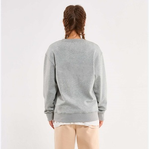 Sweat-shirt oversize pour femme en molleton et tissu éponge, broderie et impression de haute qualité, épaules tombantes, sweat-shirt à capuche pour femme - Product Image 3