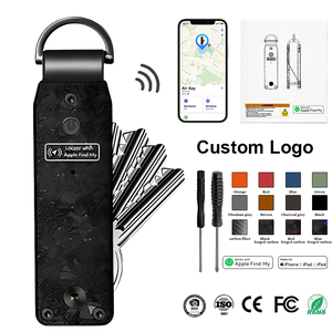 <span class=keywords><strong>Porte</strong></span>-clés personnalisé à vendre, <span class=keywords><strong>porte</strong></span>-clés Air Tag Tracker en fibre de carbone et alliage d'aluminium pour homme ou femme - Product Image 1