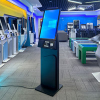 Kiosco de Autoservicio con Pantalla Táctil de 27 Pulgadas, Impresora y QR para Registro Hospitalario