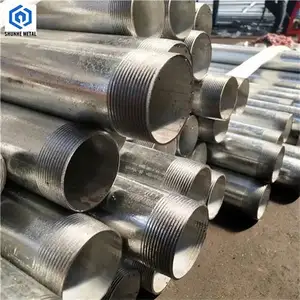 Hot Dipped 1.5 Inch 20Mm Gi Tube Galvanized Steel Pipe With Thread