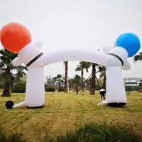 Tube de décoration gonflable garçon Taekwondo modèle dessin animé homme