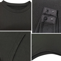 Personnalisé femme décontracté tous les sous-vêtements assortis Body à manches courtes col rond Stretch barboteuse vêtements de base combinaison Bodys