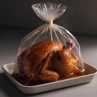 Sacs en plastique personnalisés avec logo, résistants à la chaleur, pour poulet au four, doublure en plastique pour mijoteuse, sacs de cuisson pour rôtir, cuire et faire bouillir au four, 25 x 40 cm