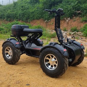 FLJ Four Drive 67.2V 80Ah Scooter Électrique Étanche en Alliage d'Aluminium avec Pneus Tout-Terrain de 21 Pouces Double Suspension Vitesse Rapide pour Adultes F16 - Product Image 4