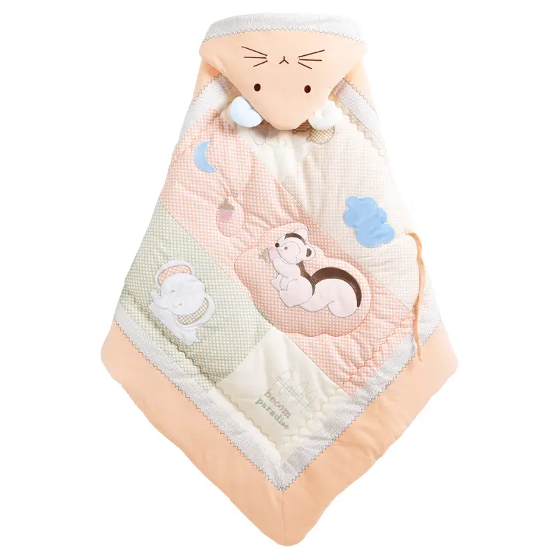 Bé Swaddle chăn mềm dày cotton sơ sinh wrapper Quilt cho trẻ sơ sinh 0-6 tháng Xe đẩy bọc bé phụ kiện