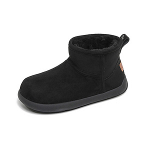 LYKU 2025 Nuevas Botas de Nieve para Mujer, Otoño/Invierno, Impermeables, Cálidas, de Cuero Sintético, con Cordones, a Media Pantorrilla, con Forro de Algodón Grueso y Diseño de Parches - Product Image 5