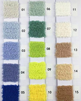 Hank fil de touffetage écheveau fil de fourrure doux fourrure de vison demi fil de cils touffeté pour chaussettes en tricot pyjamas d'hiver