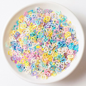 กลิตเตอร์ PVC รูปทรงต่างๆ 500 กรัม/ถุง สำหรับงาน DIY สีอ่อน ผสมรูปต้นไม้ ดอกไม้ ดาว หัวใจ เกล็ดหิมะ ผีเสื้อ - Product Image 6