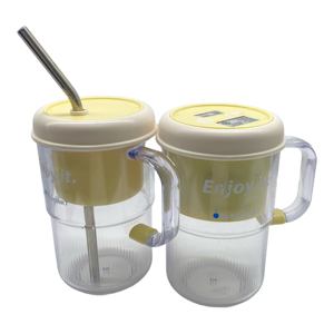 Портативный высокоскоростной Блендер с 6 лезвиями, 20000 об./мин, Двойная Батарея 1300 мАч, 60 Вт, набор соковыжималок из нержавеющей стали, 2 шт., USB-источник - Product Image 3