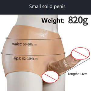 Vente en gros usine – Culotte vibrante réaliste en silicone souple, étanche IPX6, écologique, avec sangle, jouet unisexe pour adulte - Product Image 2
