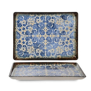 Bandeja Rectangular Rinart Bluet, Impresión Digital Premium, Porcelana Fina, 30 x 22 cm, para Restaurante, Hotel, Vajilla al por Mayor - Product Image 1
