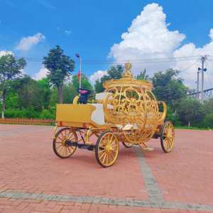 Carrozza Elettrica Stile Cenerentola con Design Ornato <span class=keywords><strong>per</strong></span> Giro Turistico all'Aperto - Carrozza Classica - Product Image 6