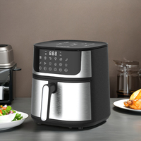 Friteuse à air sans huile B-60011, capacité 5,5 L, friteuses à air électriques sans huile, friteuse à air saine