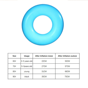 ห่วงยางว่ายน้ำพีวีซีแบบพกพา นีออนฟรอสต์ สำหรับเด็ก ใช้เล่นกีฬาทางน้ำ - Product Image 6