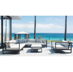 Muebles de Exterior Big Lots para el Hogar, Hotel, Jardín, Conjunto de Sofás con Cojines Gruesos para Relajarse al Aire Libre - Product Image 1