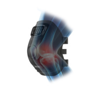 HealthPal Kabelloser Elektrischer Knie- und Wadenmassagegerät mit Wärme, Airbag-Vibration, 2200mAh Li-Akku, Arthritis-Schmerzlinderung, 1 Jahr Garantie