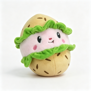 Juguetes de peluche de hamburguesa al por mayor, lindos y divertidos muñecos de peluche de <span class=keywords><strong>burrito</strong></span> y taco de dibujos animados para máquina de garras, suministro a granel - Product Image 4