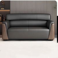 Suite de réception VIP modulaire moderne avec table basse de salon et ensemble de bureau en cuir pour entreprises