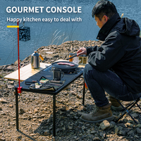 Table pliante Table à bière pour pique-nique camping jardin Outils ultralégers portables Équipement de pique-nique Table de camping