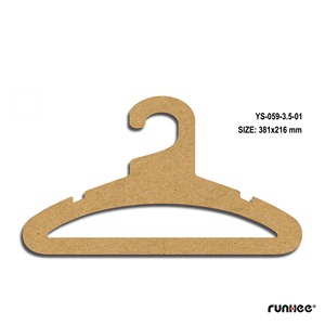Perchas de Cartón Reciclable para Ropa de Niños con Logotipo Personalizado a Precio Económico - Product Image 4