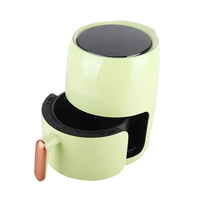 Friteuse à air numérique 2,0 L 1200 W sans huile, disponible en lilas, vert matcha et noir pour une utilisation quotidienne à la maison