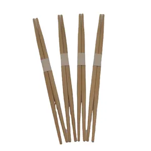 Bambus Disposablejapanse Sushi Dubbelzijdig Eetstokjes Tweepuntslogo Wegwerp Rikyu Bamboe Eetstokjes Met Papierfolie