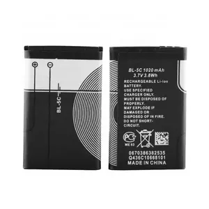 オリジナル携帯電話リチウムGBバッテリーBL5Cノキア1100 6600 3100ノキアバッテリー用