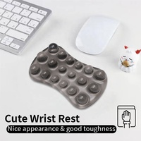 Tapis de souris antidérapant en gel de silicone transparent Sanxing avec repose-poignet, tapis de bureau résistant à l'eau pour le jeu et le bureau