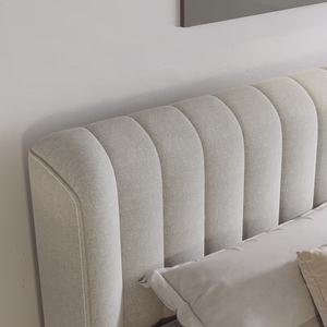 <span class=keywords><strong>Letto</strong></span> Matrimoniale Zayshine in Velluto Stile Retrò Francese, Modulare 1.5-1.8 Metri, Grande Dimensione per Hotel, Villa, Appartamento, <span class=keywords><strong>Letto</strong></span> Morbido - Product Image 5