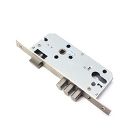 Serrure de porte antivol EN12209 Grade 85mm acier inoxydable 96H test de pulvérisation de sel neutre laiton satiné pour portes de fumée extérieures