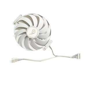 Nuevo 3FAN 7PIN CF1010U12S DC 12V 0.45A adecuado para <span class=keywords><strong>ASUS</strong></span> Rog Strix Rtx 3070 3080 <span class=keywords><strong>Ti</strong></span> <span class=keywords><strong>3090</strong></span> blanco Oc versión GPU ventilador de repuesto - Product Image 5