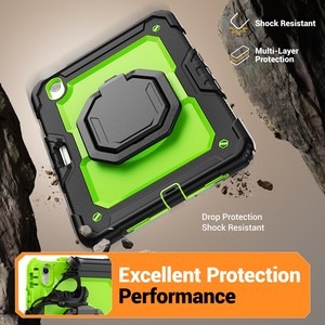 Funda Protectora para Tablet con Soporte Plegable Giratorio, Híbrida de Silicona con Ranura para Lápiz, para <span class=keywords><strong>iPad</strong></span> Air 11 2024/<span class=keywords><strong>Pro</strong></span> 11 2024 - Product Image 3